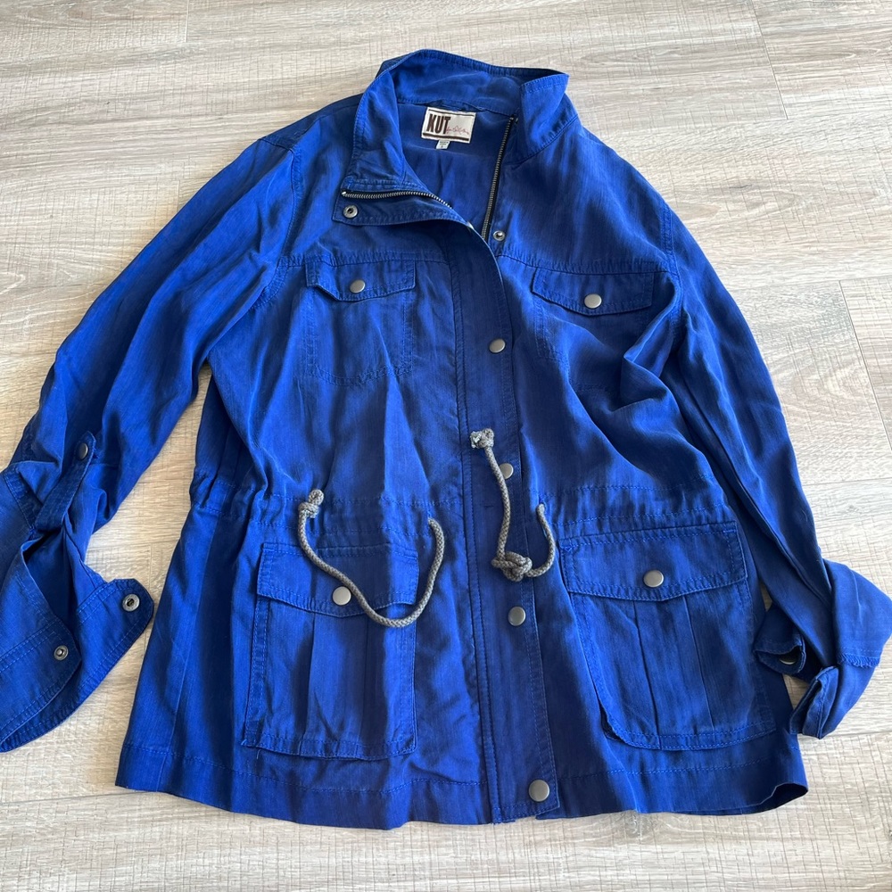 Blue Tensel Utility Jacket
